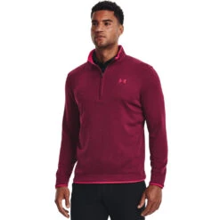 Under Armour 1/2-Zip Fleece Golf Sweater 1359971 -FootJoy Shop 1359971 656 FC