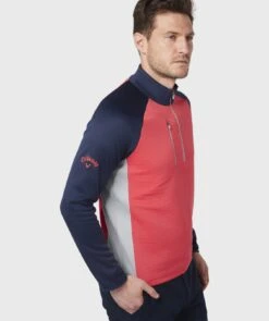 Callaway Ottoman Fleece 1/4 Zip Golf Sweater CGKFB0S3 -FootJoy Shop CGKFB0S3 678 03 scaled 1