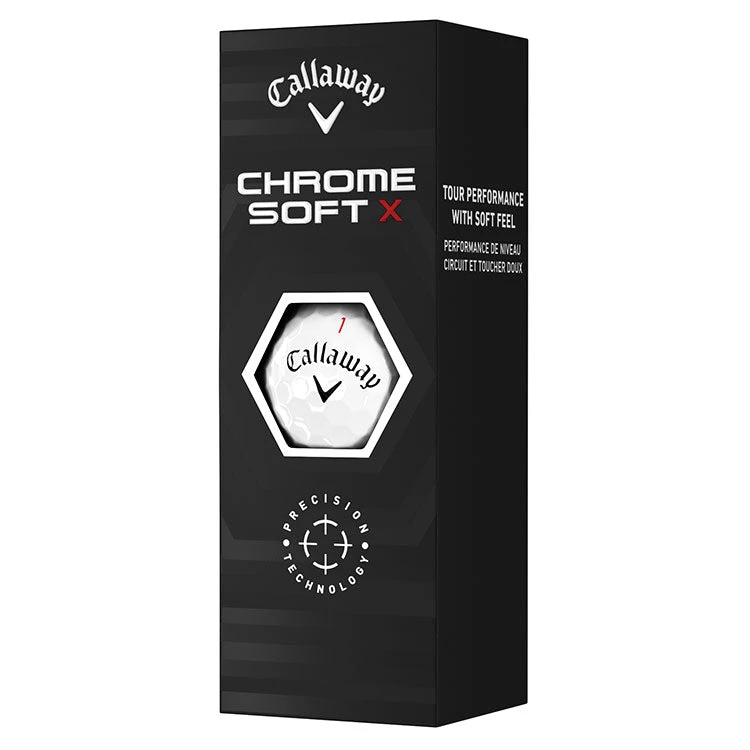 Callaway Chrome Soft X Golf Balls | White 4 Callaway Chrome Soft X Golf Balls | White - Image 2