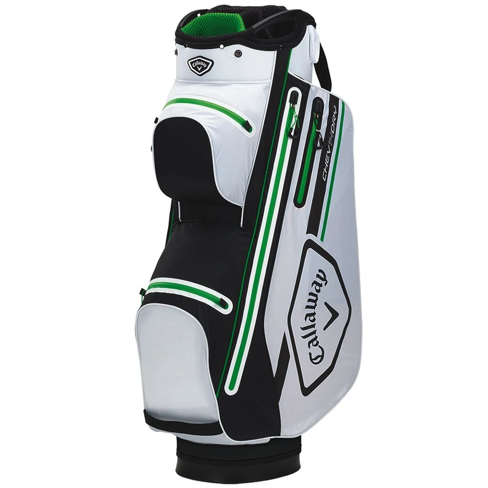 Callaway Chev Dry 14 Golf Cart Bag 5120517 White/Black/Green - Image 2