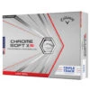 Callaway Chrome Soft X LS Triple Track Balls | White -FootJoy Shop Callaway Chrome Soft Triple Track Balls White 75