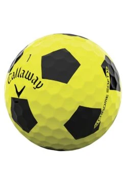 Callaway Chrome Soft Truvis Golf Balls | Yellow/Black -FootJoy Shop Callaway Chrome Soft Truvis Golf Balls Yellow 154