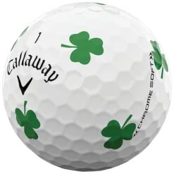 Callaway Chrome Soft Truvis Shamrock Golf Balls 7 Callaway Chrome Soft Truvis Shamrock Golf Balls -FootJoy Shop Callaway Chrome Soft Truvis Shamrock Golf Balls White 2