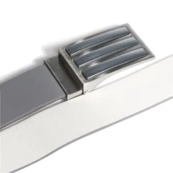 Adidas Reversible 3 Stripe Tour Golf Belt FI3130 -FootJoy Shop FI3130 3 HARDWARE Photography DetailView2 white