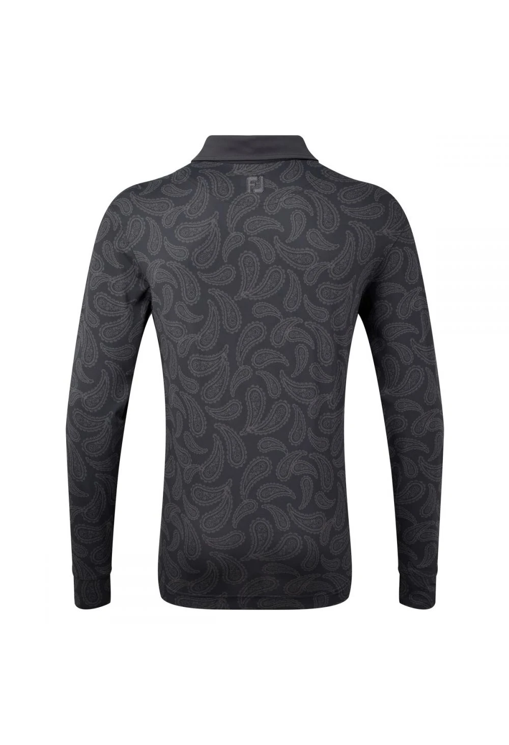 FootJoy Tonal Paisley Print L/S Golf Polo Shirt 92945 4 FootJoy Tonal Paisley Print L/S Golf Polo Shirt 92945 - Image 2