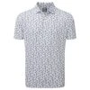 Footjoy Mini Print Floral Golf Shirt 88784 -FootJoy Shop Footjoy Mini Print Floral Golf Shirt 88784 1