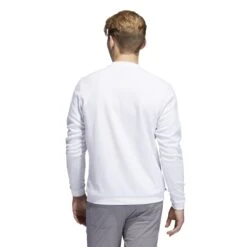 Adidas Core Crew Neck Golf Pullover HF9133 -FootJoy Shop HF9133 5 APPAREL OnModel BackView white