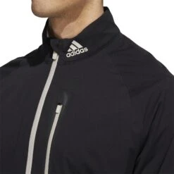 Adidas RAIN.RDY Golf Jacket HN4128 -FootJoy Shop HN4128 8 APPAREL OnModel DetailView1 white
