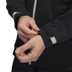 Adidas RAIN.RDY Golf Jacket HN4128 -FootJoy Shop HN4128 9 APPAREL OnModel DetailView2 white