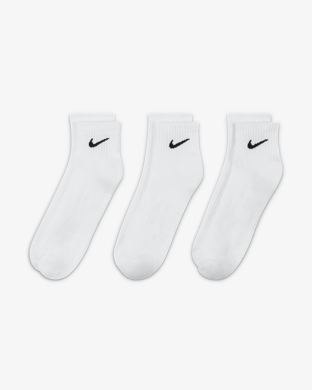 Nike Dry Cushion Everyday 3-Pack Ankle Golf Socks SX7667 - Image 2