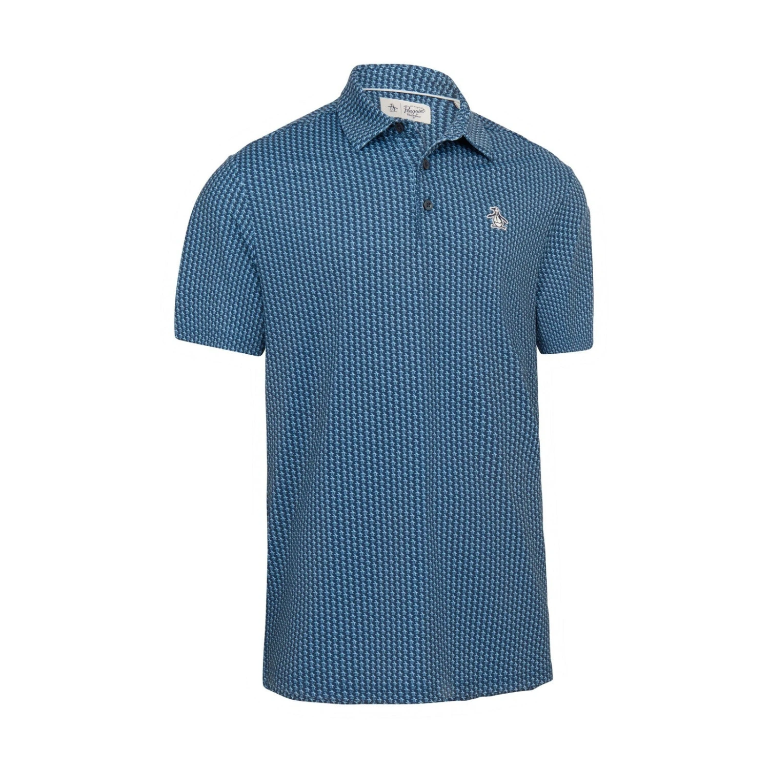 Original Penguin All-Over Pete Printed Golf Polo Shirt OGKSC026 3 Original Penguin All-Over Pete Printed Golf Polo Shirt OGKSC026