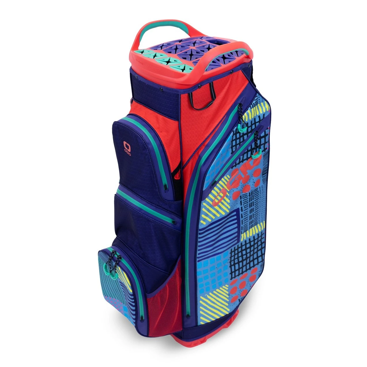 Ogio All Elements Silencer Woodblock Golf Cart Bag 5123045OG 3 Ogio All Elements Silencer Woodblock Golf Cart Bag 5123045OG