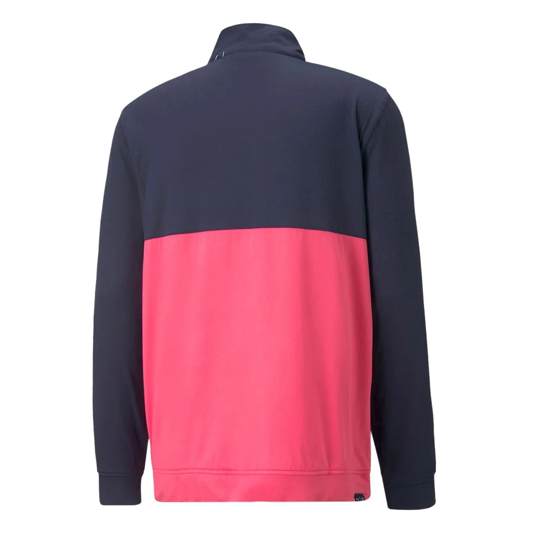 Puma Gamer Colour Block 1/4-Zip Golf Top 532985 - Image 2