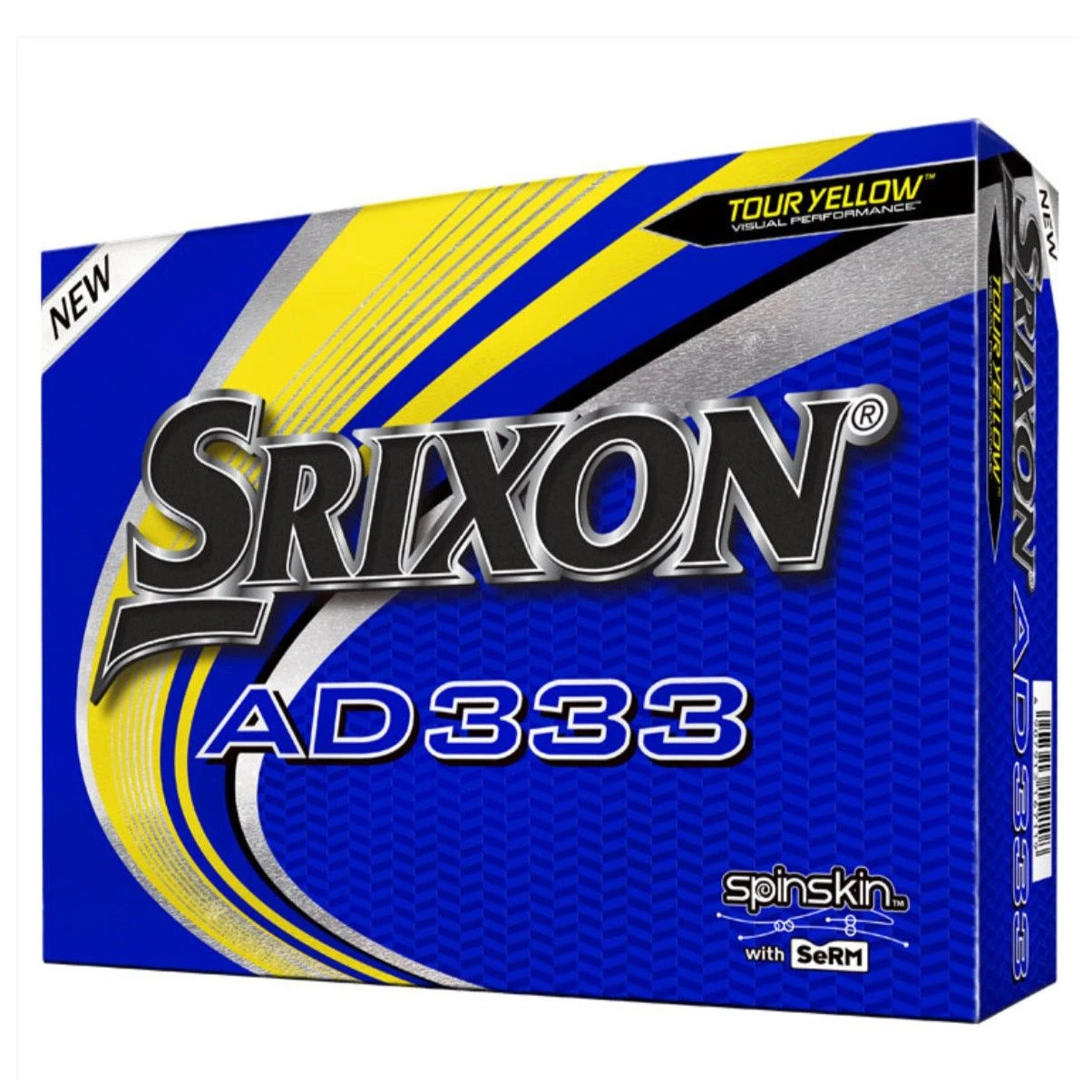 Srixon 2021 AD333 Golf Balls | Yellow 3 Srixon 2021 AD333 Golf Balls | Yellow