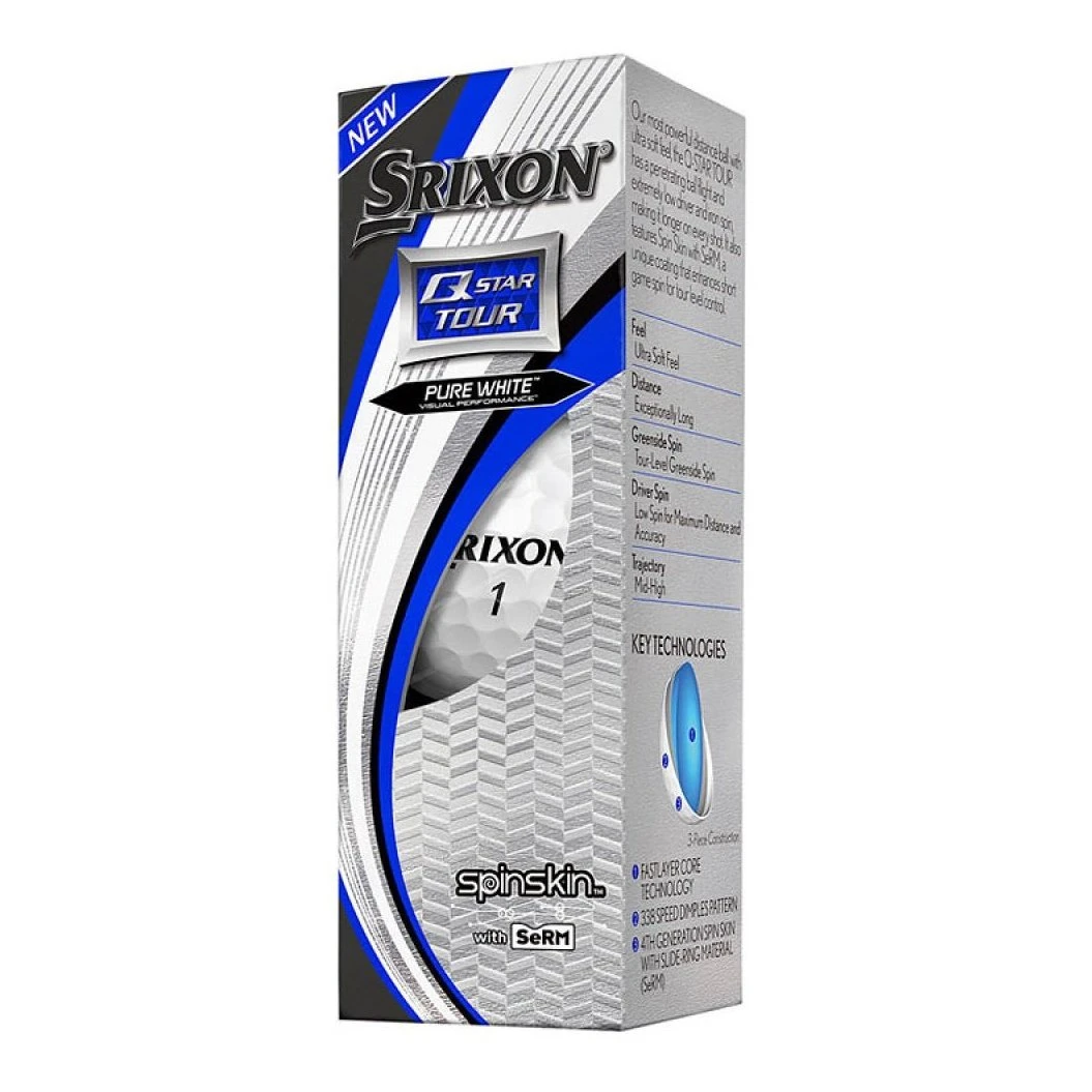 Srixon 2021 Q Star Tour Golf Balls | White 5 Srixon 2021 Q Star Tour Golf Balls | White - Image 3