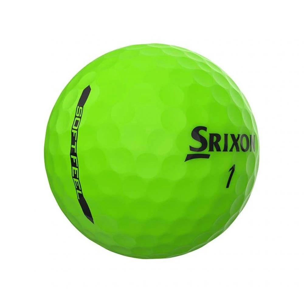 Srixon Soft Feel Brite Golf Balls | Green 4 Srixon Soft Feel Brite Golf Balls | Green - Image 3