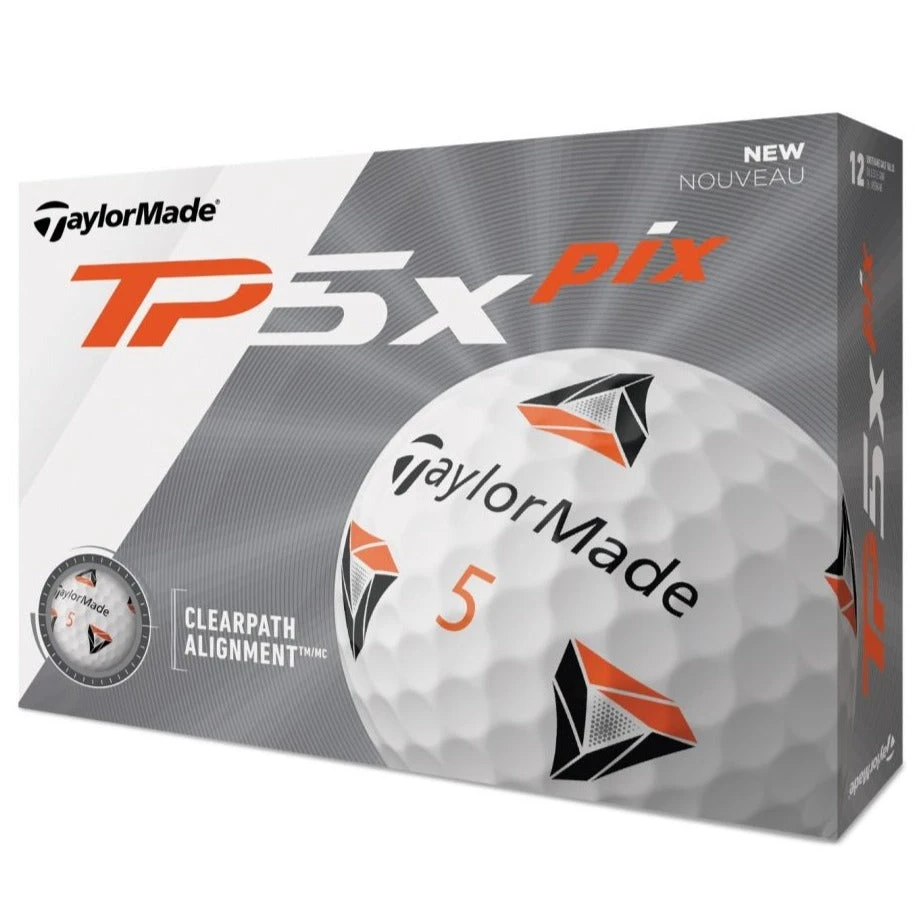 TaylorMade 2020 TP5X Pix Golf Balls | White 3 TaylorMade 2020 TP5X Pix Golf Balls | White