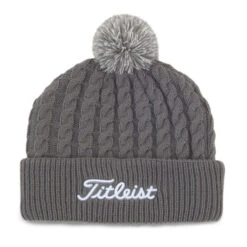 Titleist Cable Knit Pom Pom Golf Beanie TH21WCKNP