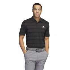 Adidas 2-Colour Stripe Golf Polo Shirt HI5180 -FootJoy Shop adidas Colour Stripe Golf Polo Shirt HI 1